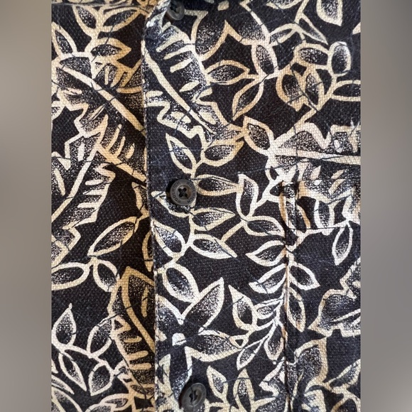 VTG Woolrich Hawaiian Shirt Mens 2XL‎ Short Sleeve Button Down Jeep John Rich B9 - Picture 4 of 6